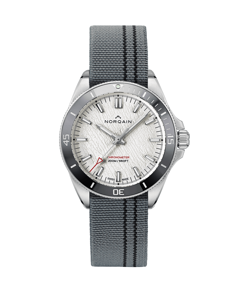 Adventure Neverest Steel Steel Bezel Grey Ceramic Ring Glacier